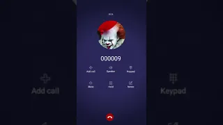 Llamada Falsa a Pennywise el payaso