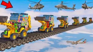 World's Highest JCB 😱😲 दुनिया का सबसे ऊंचा !! Super Mega Ramp 😱😱 Challenge !! Indian 11Top DJ GTA5