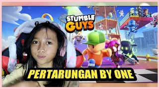 PERTARUNGAN BY ONE di stumble guys | gameplay stumble guys