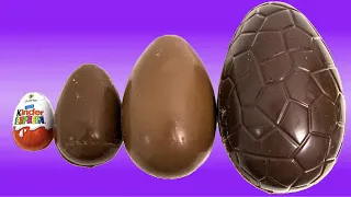 Unboxing easter surprise chocolate eggs Toys inside