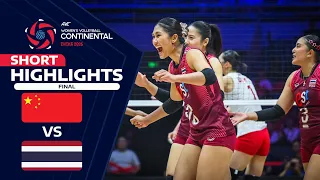 [Highlights] AVC Women's Continental Championship 2026 : Thailand vs China (30-08-69)