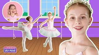 Ballet Song for Kids! Learn Ballet Moves with Michal & Ballerina Elly 🩰✨