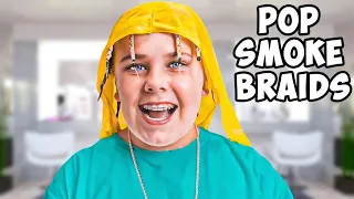 Giving A Fan Pop Smoke Braids