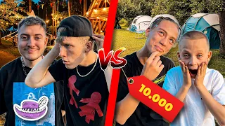 100KČ VS. 10.000KČ PŘEŽÍVÁNÍ PŘES NOC V PŘÍRODĚ S ​@K1F69  ?! (Extrémní)