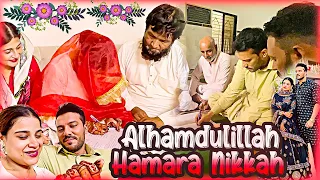 Alhamdulillah Hamara Nikkah 😍 Jis Din Ka Wait Tha Wo Agya 😭