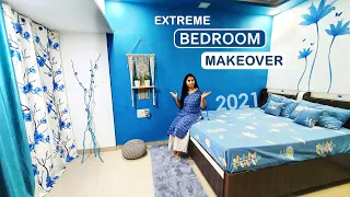 EXTREME BEDROOM MAKEOVER MALAYALAM 2021 || Full Room transformation in budget || Room decor ideas