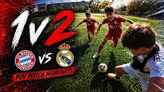 Bayern vs Real Madrid 1v2 😳 Player POV Highlights #football #soccer #pov #1v2 #realmadrid #bayern 