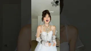 wearing a WEDDING DRESS to the VMAs: