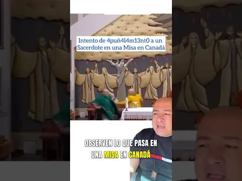 Lo que le sucede a un sacerdote en plena misa en Canadá y he salvado gracias a un policía
