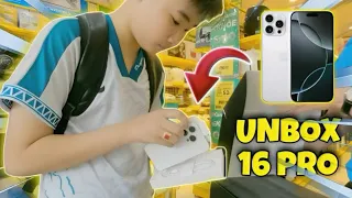 [Vlog1] | Đập Hộp Iphone 16 Pro Tại Cửa Hàng Thế Giới Di Động Unbox Quá Đã | Văn Lợi Legend