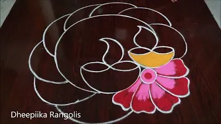 New Simple Diwali Rangolis | Diwali Rangoli Designs | Diwali kolam | @DheepiikaRangolis