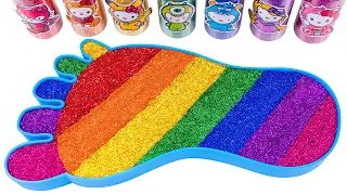 Satisfying Video DIY How To Make Rainbow BIG Relax Foot & Slime Cutting Lollipop Candy ASMR 💕🌟