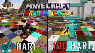 100 Hari di Minecraft Tapi Dunianya Random