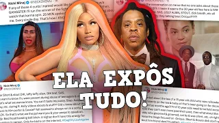 NICKI MINAJ EXPÕE JAY-Z E DIDDY: a barbz vs os carter? *she knows?*