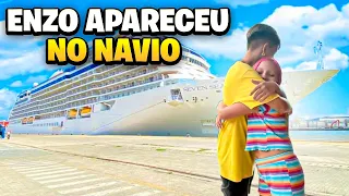 ENZO APARECEU NO NAVIO  🫶