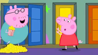 Peppa Pig Finds a SECRET Cinema Door🤫 | Peppa & George:Movie Hide and Seek🐽| Tales | Full Episodes