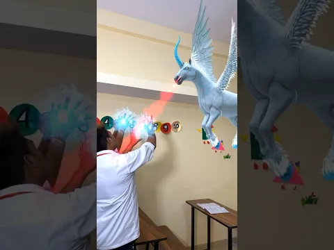 Unicorn 🦄 or Demon 😱|| Jashvi Vishvi || #shorts #trending #youtubeshorts #viral #school #magic