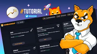 🚀🦊TUTORIAL SHIBA SWAP EN ESPAÑOL PARA PRINCIPIANTES | DIG, FETCH, BURY, WOOF, SWAP Y BONEFOLIO