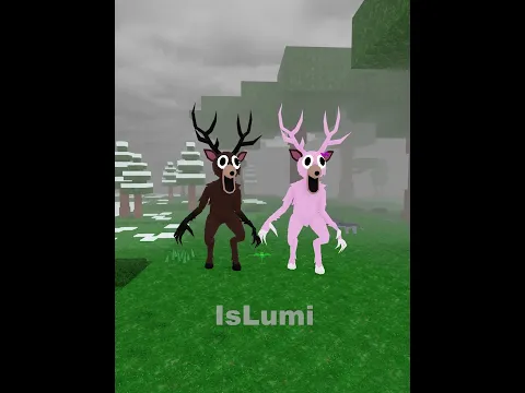 Baby deer found his family #99nightintheforest #roblox #usa