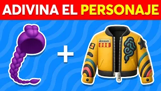 Adivina el PERSONAJE con emojis 🎶🍿LAS GUERRERAS K-POP🔥Huntrix 💜Saja Boys💗 Chiko Quiz Trivia