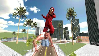 GIANT FRANKLIN FIGHT RED CRIMINAL 😱 | INDIAN BIKE DRIVING 3D SECRET BUTTON | INDIAN BIKE DRIVING |