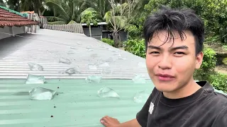 Ở nhà chống bão nhưng nó lạ lắm - Xuân Đông Vlog