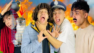 لما صحبك يجبلك قرد البيت وامك وابوك يقفشوك 😂😱🐒 | حموايهاب - شاور