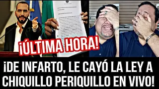 DE INFARTO!  LE CAYO LA LEY A CHIQUILLO PERILLO EN TRANSMISIÓN EN VIVO, VIDEO COMPLETO!