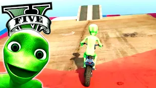 DESAFIO de MOTO na PISTA MAIS DIFICIL de TODAS no GTA 5 ! Dame Tu Cosita