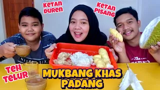 MUKBANG KHAS PADANG | PERTAMA KALI COBA TEH TELUR BIKIN MUAL BANGET