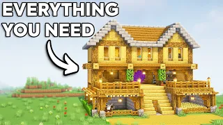 Minecraft: Ultimate Survival House Tutorial🏠
