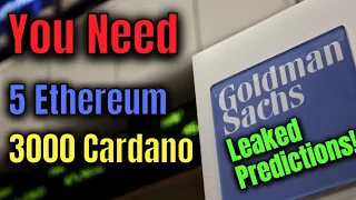 Why You Need 5 Ethereum, 3000 Cardano, Or 1 Bitcoin!