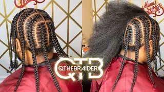 QTHEBRAIDER| Easy Stitch Braid Tutorial for Beginners (Mens Hair)