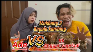 MUKBANG 3 kepala Kambing‼️ Vs anggun supriadi si raja cabe 🥵