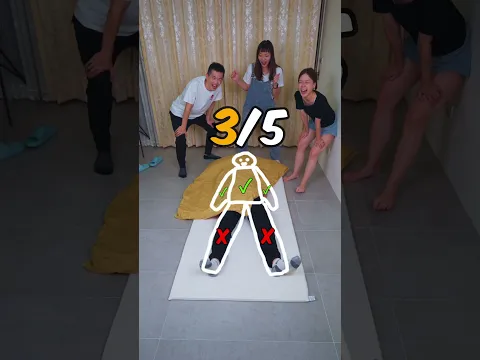 Perfect blanket covering challenge!!🛏️💤🤣