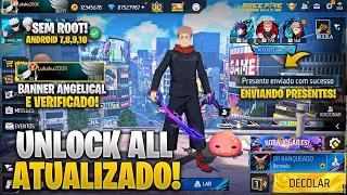 (NOVO MÉTODO! 😱) COMO LIBERAR TODAS AS SKINS DO FREE FIRE GRÁTIS! UNLOCK ALL ANDROID ATUALIZADO