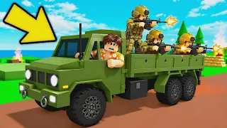 ผมกลายเป็นพลขับทหารใน Brookhaven Roblox!