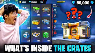 Garena Gifted Me Mystery Crates Of New Bundles,Gun Skins😻And 50,000 Diamonds💎-Garena Free Fire