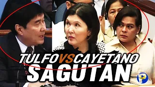Sagutan ni Raffy Tulfo at Pia Cayetano with VP Sara Duterte sa senado