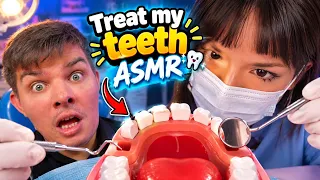 ASMR Teeth Cleaning😱🦷