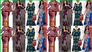 🆕MISHONO MIPYA YA MAGAUNI YA VITENGE 2022-2023 || TOP ANKARA LONG DRESSES STYLES.
