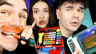 The Adventures of Yarik - Unboxing Toys and Shopping at the Store, Eating Food, Lipstick Compilation