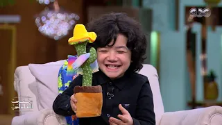 الصبارة الراقصة جننت الطفل الموهبة وهدية منى الشاذلي فرحته