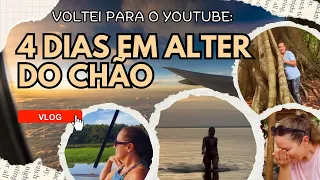VOLTEI PARA O YOUTUBE! PRIMEIRO VLOG DE VIAGEM: ALTER DO CHÃO