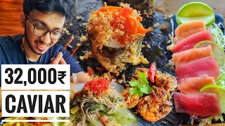 പച്ച മീനും കാവ്യറും വയനാട്ടിൽ | Tobiko | Japanese | SoLo Cafe S. Bathery| malayalam food blog