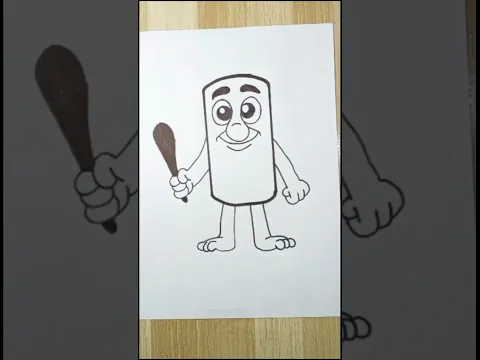 🔥🛑How to Draw Baby Tung Tung Sahur | Como dibujar a #tungtungtungsahur  #tung  #brainrot  #tungtung