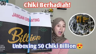 UNBOXING 50 CHIKI BILLION!! CHIKI BERHADIAH PART 5