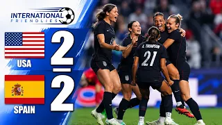 USA vs Spain HIGHLIGHTS & GOALS | Estados Unidos vs España – Amistoso Femenino 2026