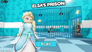 ELSA'S PRISON RUN! OBBY Roblox Gameplay Walkthrough