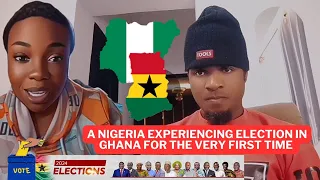 A nigeria experiencing election in Ghana for the very first time